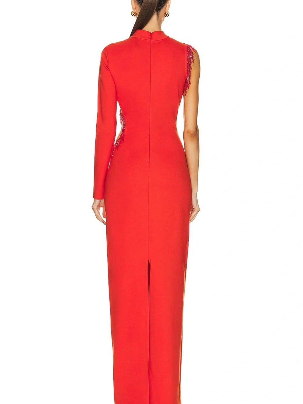 STAUD Formal Cut-Out Red Gown - Picture 6 of 16